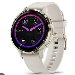 Garmin Venu 3S with Black and Cream Design